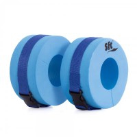 Paar runde Aquaerobic-Armbänder (blaue Farbe)